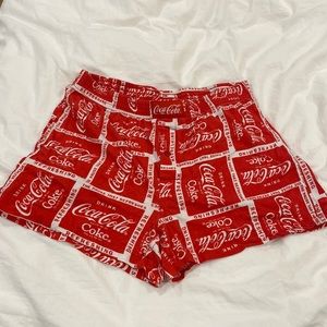 Coca-Cola boxer pajama shorts